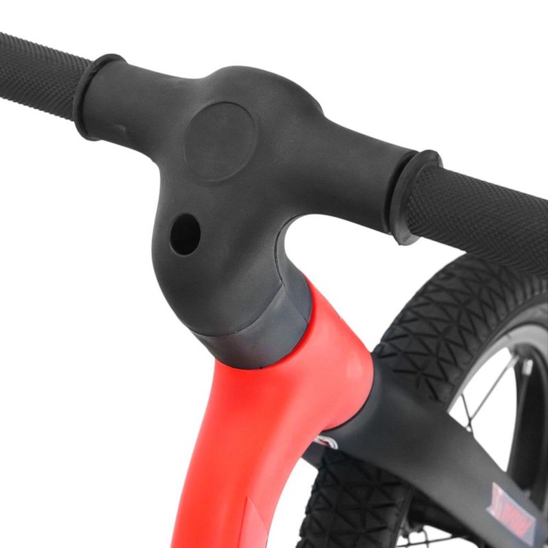 bicicleta de equilíbrio infantil jpp rava balance buddy 2 aro 12 vermelho e preto (mp)