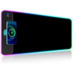 mousepad gamer generic com led preto a-bi