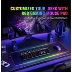 mousepad gamer generic com led preto a-bi
