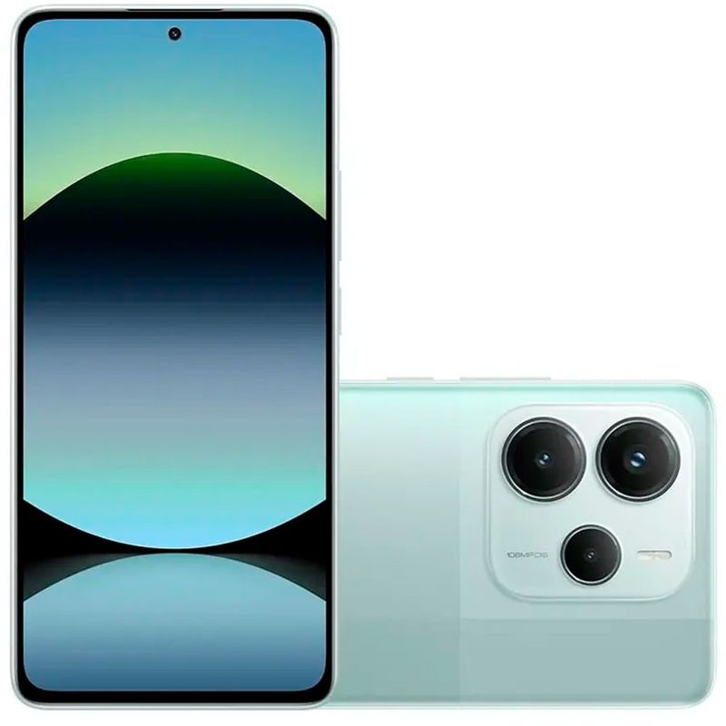 smartphone xiaomi redmi note 14 5g 256gb verde tela 6.7" câmera 108mp 8gb ram