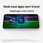 smartphone samsung a36 5g 128gb violeta tela 6.7" câmera 50mp 6gb ram