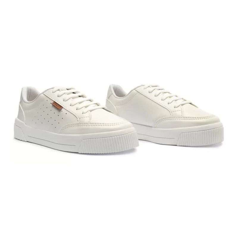 tênis feminino n°36 anacapri urban furinhos branco (mp)