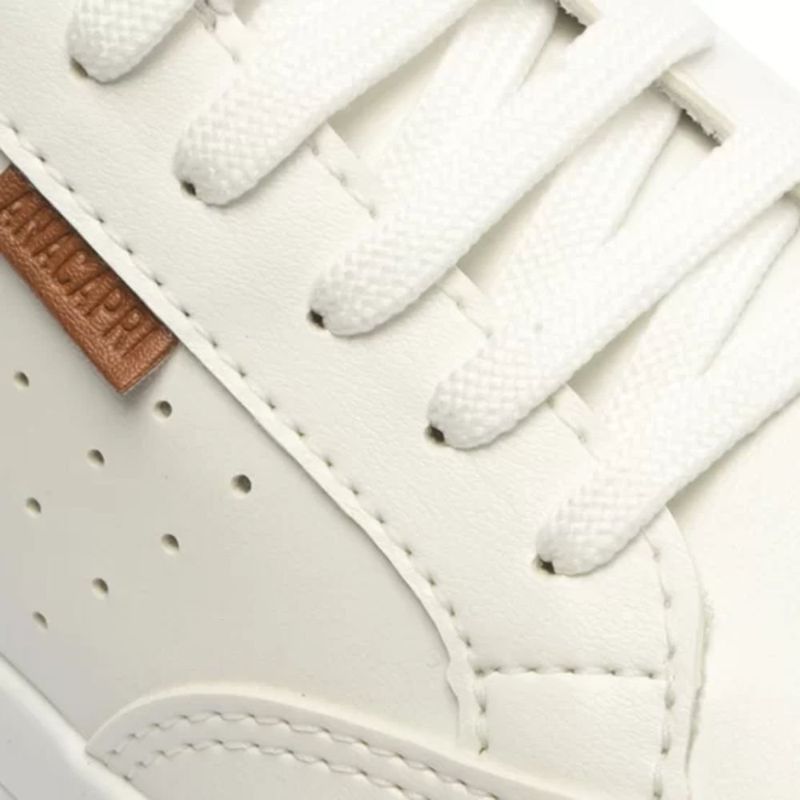 tênis feminino n°36 anacapri urban furinhos branco (mp)
