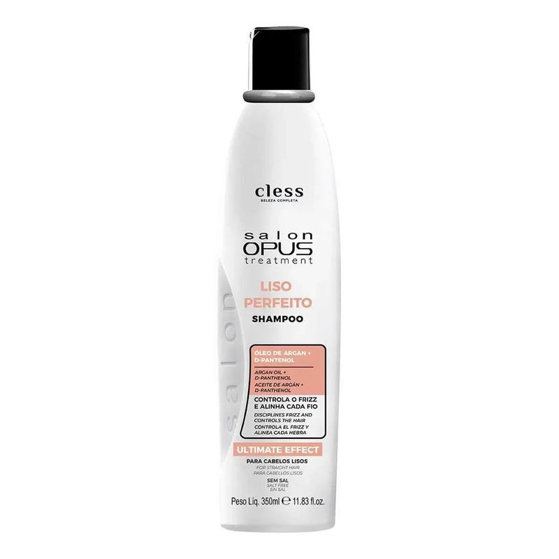 shampoo salon opus liso perfeito 350ml
