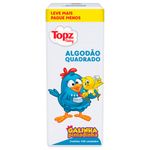 algodão quadrado cremer galinha pintadinha 100 unidades