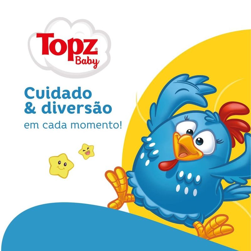algodão quadrado cremer galinha pintadinha 100 unidades