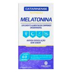 melatonina 0,21mg 60 comprimidos orodispersível sem sabor catarinense nutrição