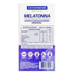 melatonina 0,21mg 60 comprimidos orodispersível sem sabor catarinense nutrição