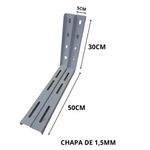 suporte para ar-condicionado split hulter 500mm 80kg (mp)