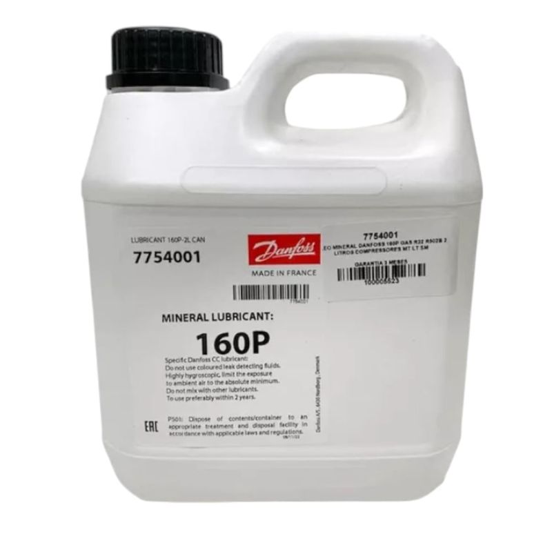 óleo mineral danfoss fator 160p 2l para compressores mt/lt/sm (mp)