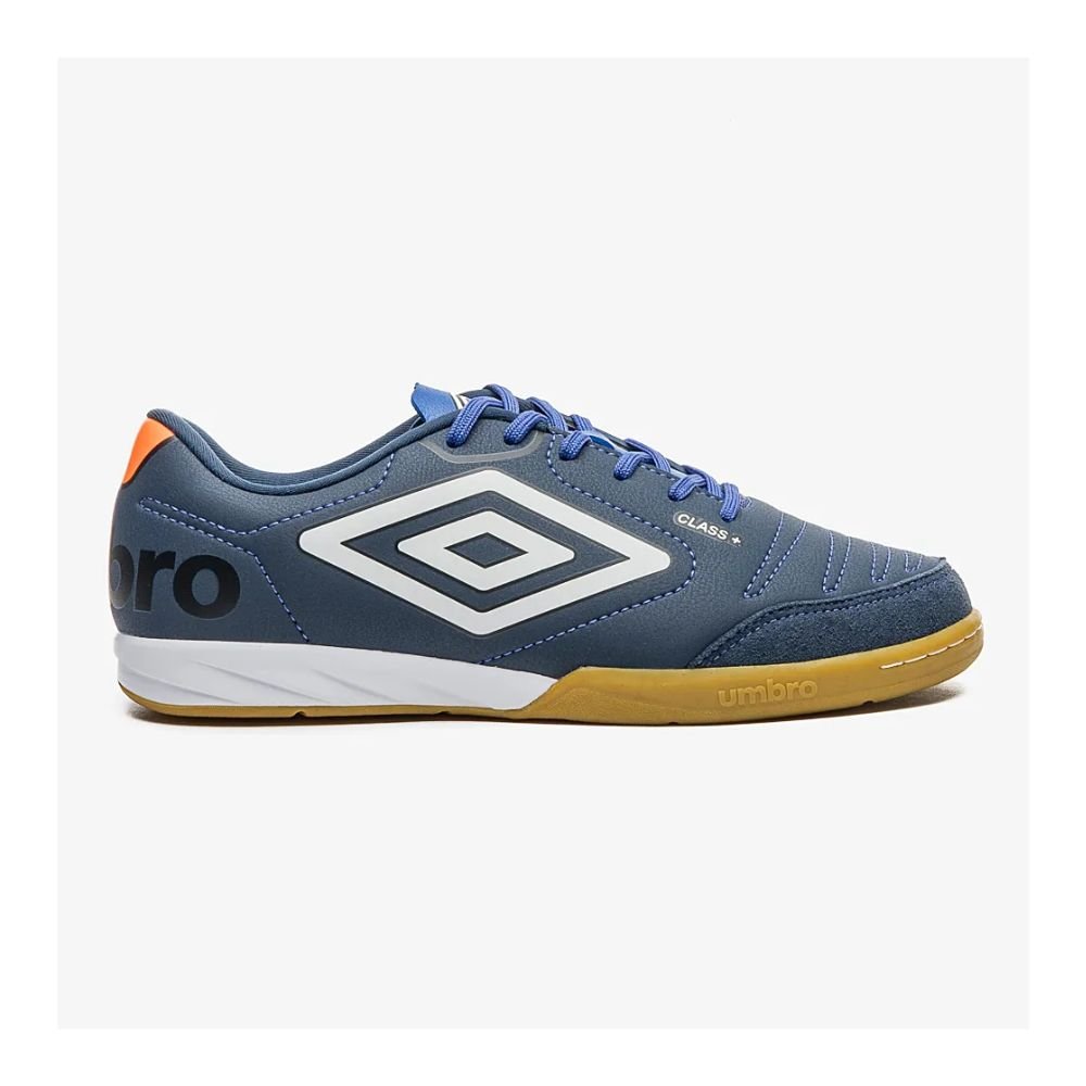 Chuteira Futsal N°40 Umbro Class+ Marinho E Branco (MP)