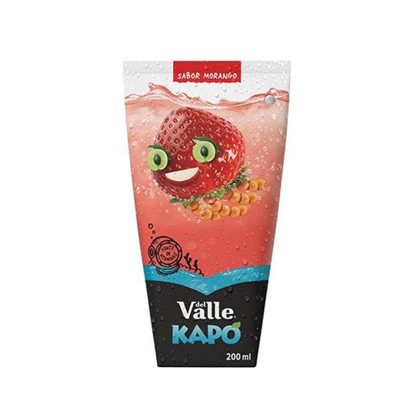 suco del valle kapo morango caixa 200ml