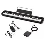piano casio stage digital preto cdp-s160bkc2-br