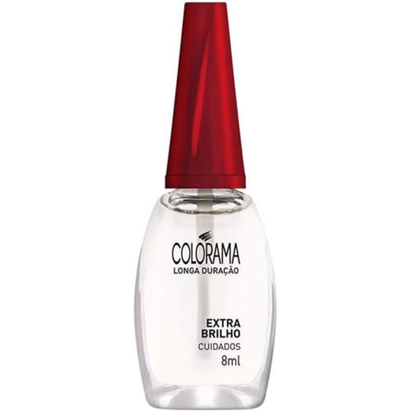 esmalte colorama transparente extra brilho 8ml