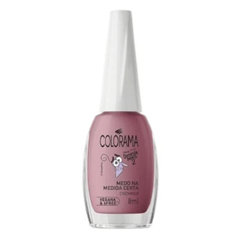 esmalte colorama cremoso medo medida 8ml