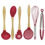 kit utensílios para cozinha wincy 6 peças cla03324 sortido (mp)