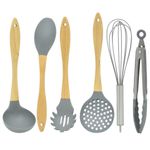 kit utensílios para cozinha wincy 6 peças cla03324 sortido (mp)