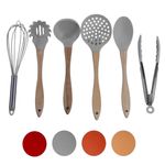 kit utensílios para cozinha wincy 6 peças cla03324 sortido (mp)