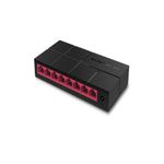 switch mercusys 8 portas 10/100/1000 mbps gigabit preto ms108g (mp)