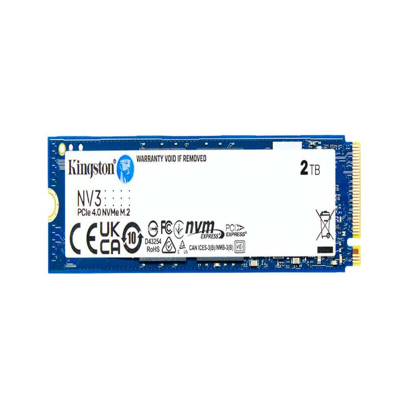 ssd interno kingston m.2 2tb nvme snv3s/2000g (mp)