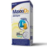 maxxi d3 200ui/gota 20ml suplemento vitamínico myralis