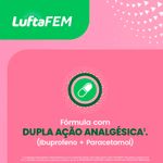luftafem ibuprofeno 200mg + paracetamol 500mg 4 comprimidos revestidos reckitt benckiser