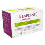polivitamínico explanté + colágeno 30 sachês 12g cada sabor frutas vermelhas cristalia