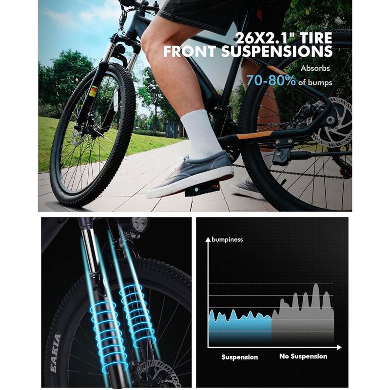 bicicleta elétrica 750w mountain 21 velocidades preto a-bi