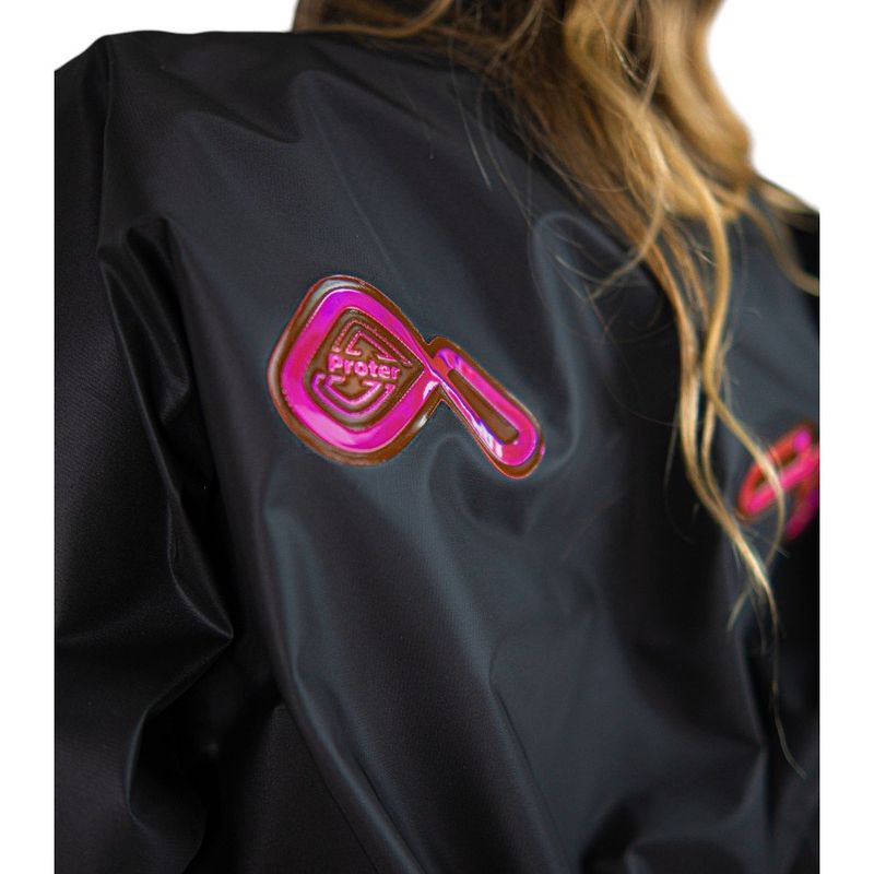 conjunto capa de chuva protercapas pvc feminino p lider (mp)