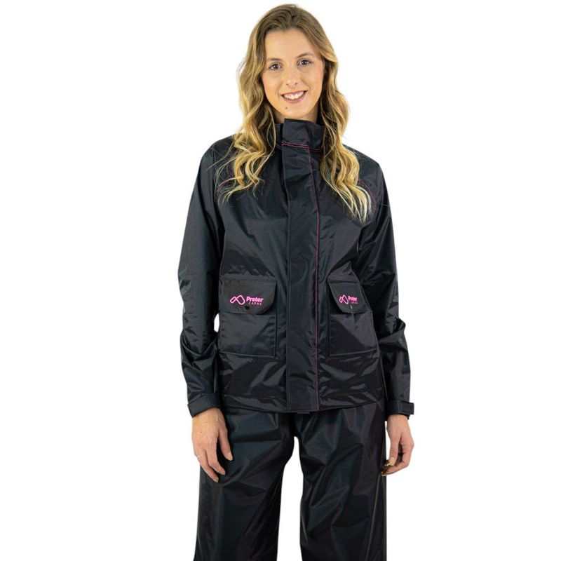 conjunto capa de chuva protercapas em nylon feminino sem forro m (mp)