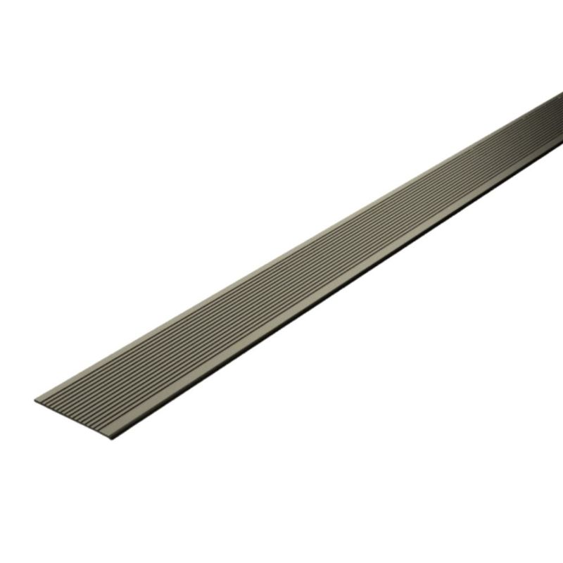 perfil de arremate em alumínio arquitech 4,4cm champagne (mp)