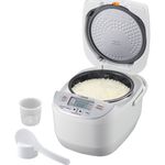 panela elétrica de arroz zojirushi 10 xícaras silver white 127v nl-dab18ws (mp)