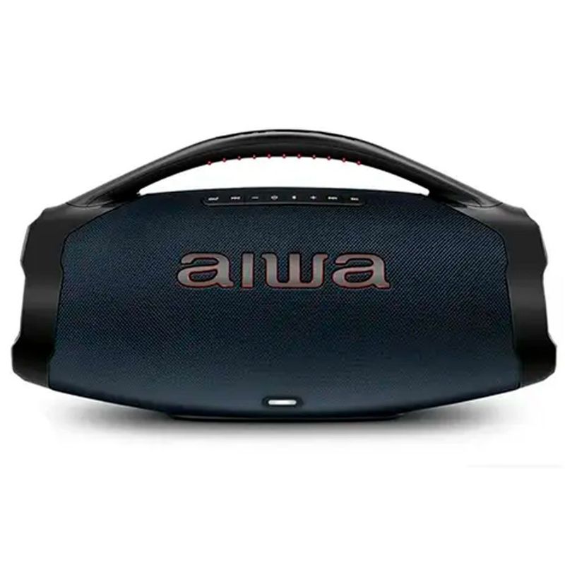 caixa de som boombox aiwa aws-bbs-01-b 4899-01 bivolt (mp)