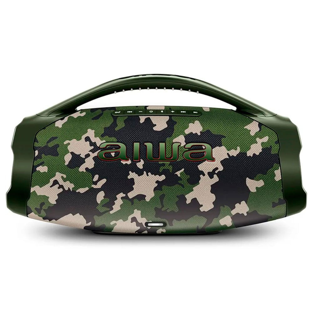 Caixa de Som Aiwa Boombox - Camuflado Aws-bbs-01-gr