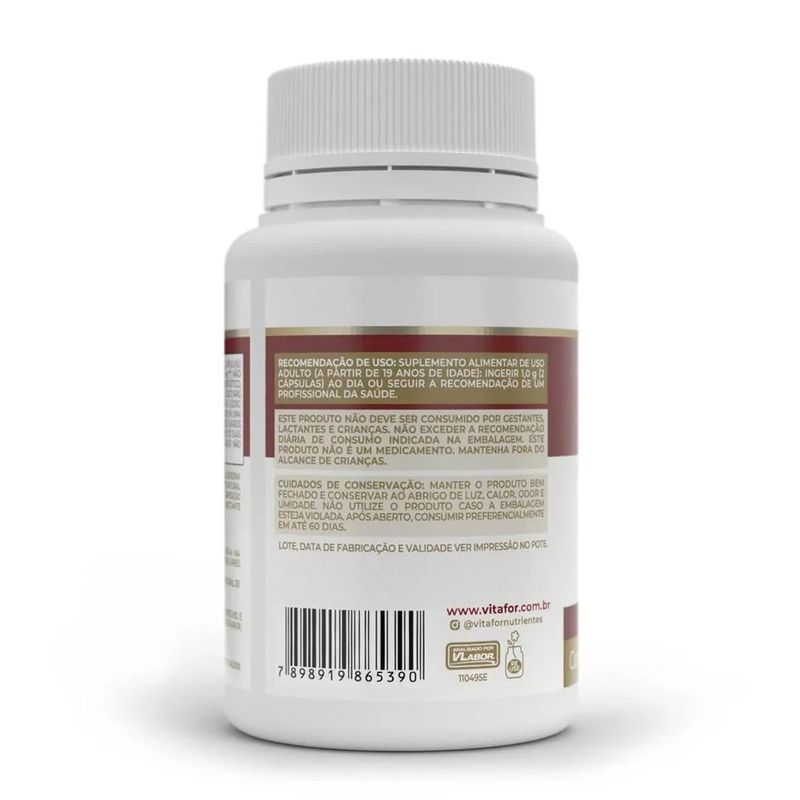 suplemento coenzima q10 200mg vitafor 60 cápsulas