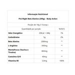 pré-treino pre-night body action sabor uva 200g