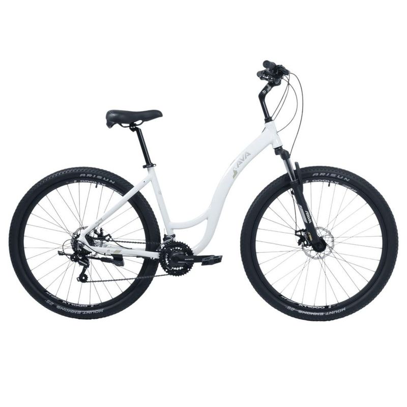 bicicleta jpp rava way aro 29 21 velocidades shimano branco (mp)