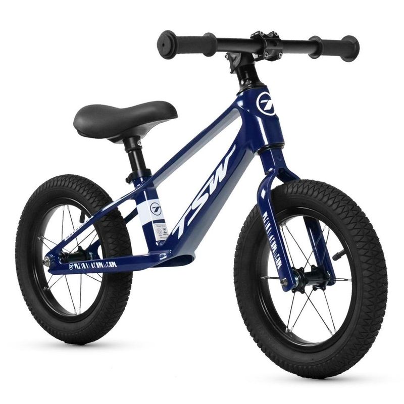 bicicleta de equilíbrio infantil jpp tsw balance steps 2 aro 12 azul e branco (mp)