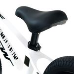 bicicleta de equilíbrio infantil jpp tsw balance steps 2 aro 12 branco e preto (mp)