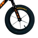 bicicleta de equilíbrio infantil jpp tsw balance steps 2 aro 12 preto e laranja (mp)