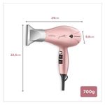 secador de cabelo mondial by juliette 2000w 127v golden rose scp-ju-01 (mp)