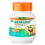 benegrip imuno kids mastigável 30 comprimidos suplemento alimentar hypera