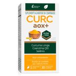 curc aox+ cúrcuma longa coenzima q10 selênio 30 comprimidos revestidos hypera