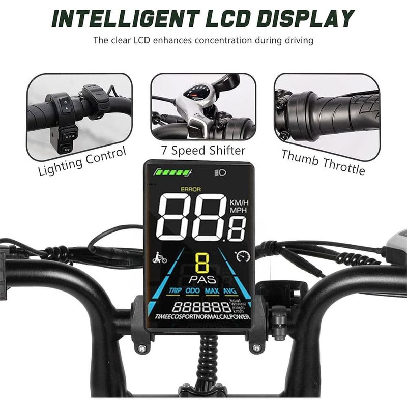 bicicleta elétrica ciclomotor 2000w 33mph tamobyke preto a-bi