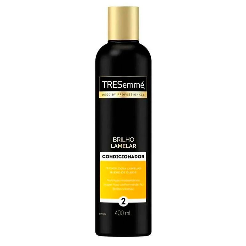 condicionador tresemmé brilho lamelar 400ml