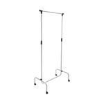 arara para roupas secalux standart 1,12x0,64x0,43cm prata 551030 (mp)