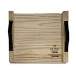 tábua de madeira para frios port sul com alças 31x30cm (mp)