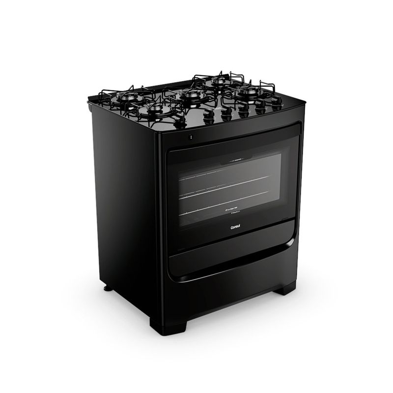 fogão 5 bocas consul preto cf5svbeuna
