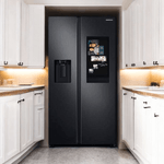 geladeira samsung side by side 585l family hub rs58 inox