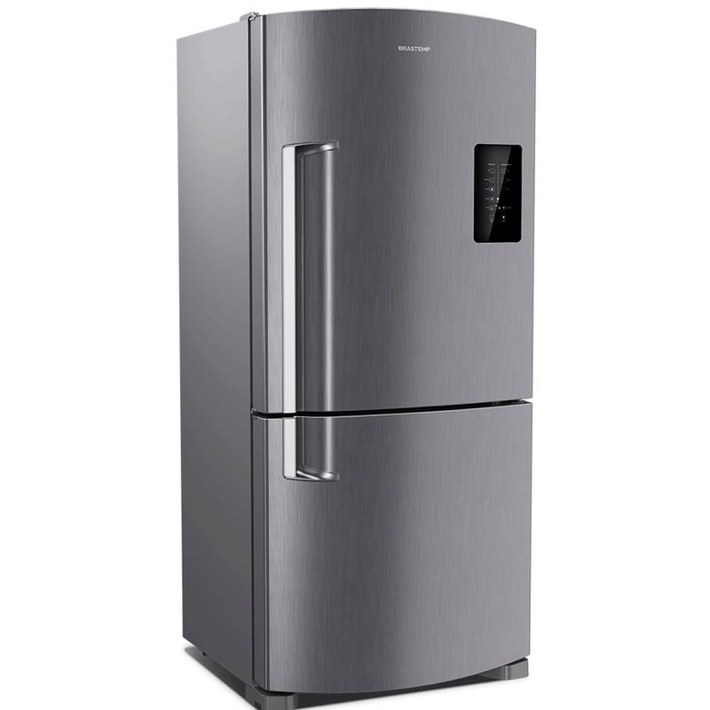 geladeira brastemp frost free duplex inverse smart bar 588 litros inox bre85ak